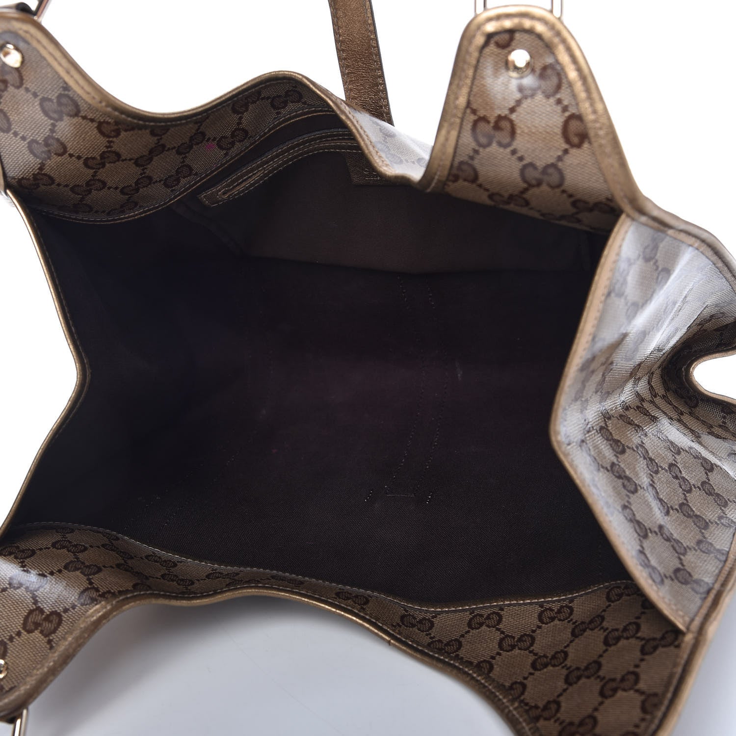 Gucci Crystal Monogram Medium Joy Shoulder Bag Bronze 5 of 14