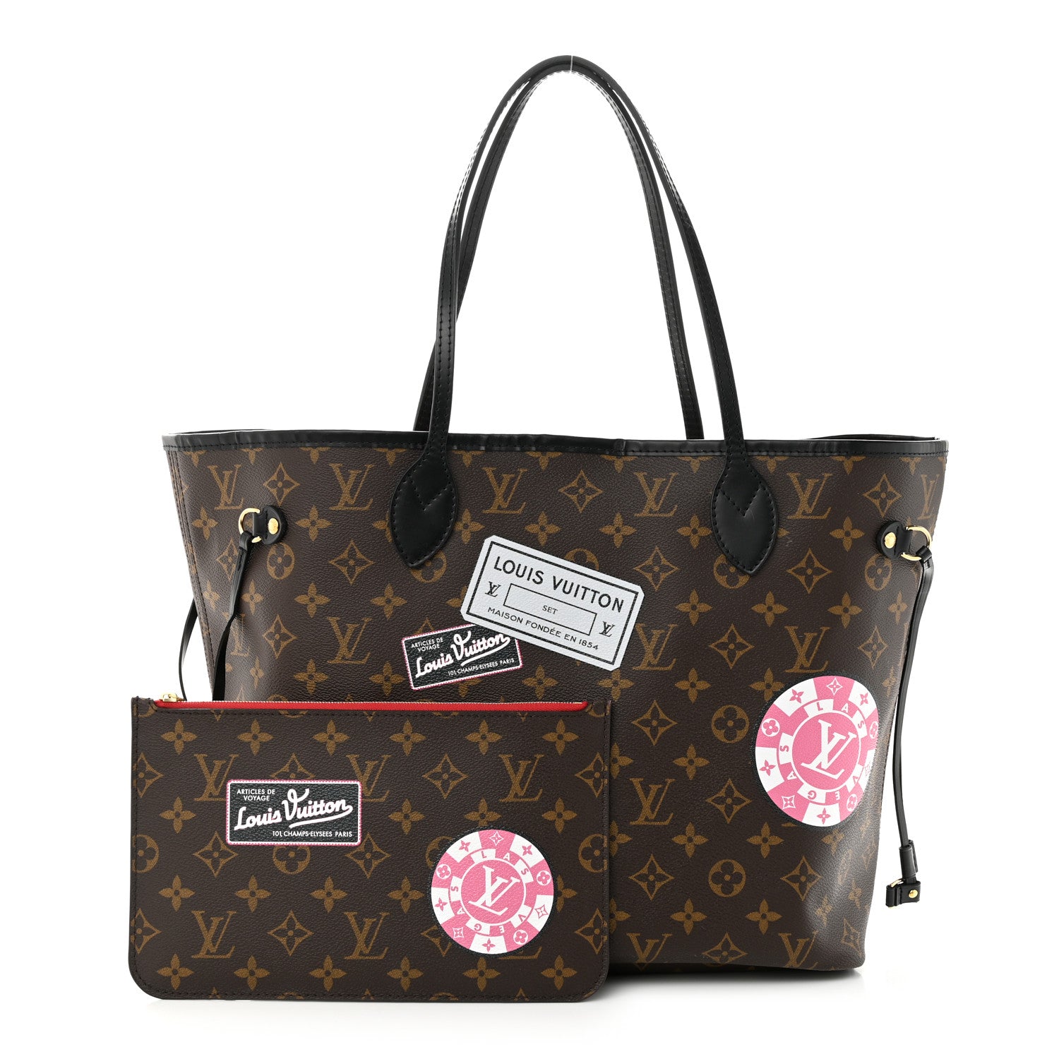 Louis Vuitton Monogram My LV World Tour Neverfull MM 1 of 10