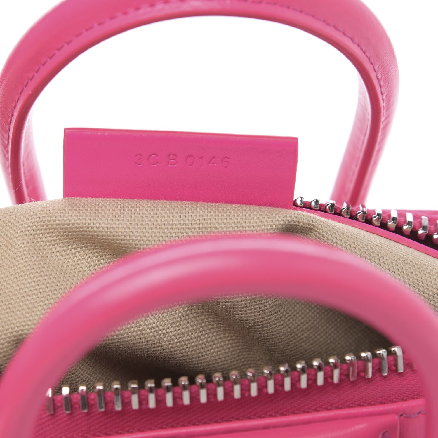 Givenchy Shiny Lord Calfskin Mini Antigona Shocking Pink 8 of 14