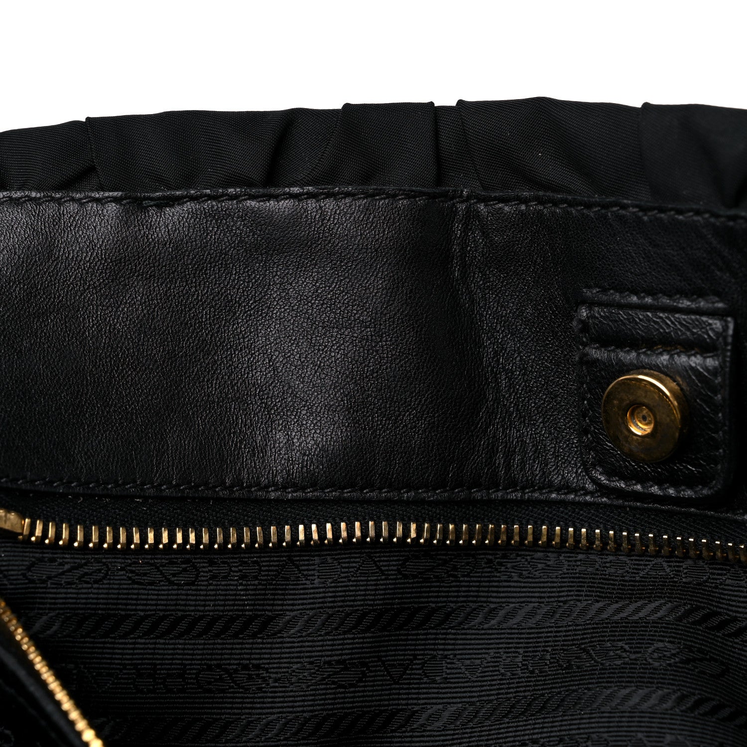 Prada Tessuto Nylon Gaufre Tote Black 9 of 14