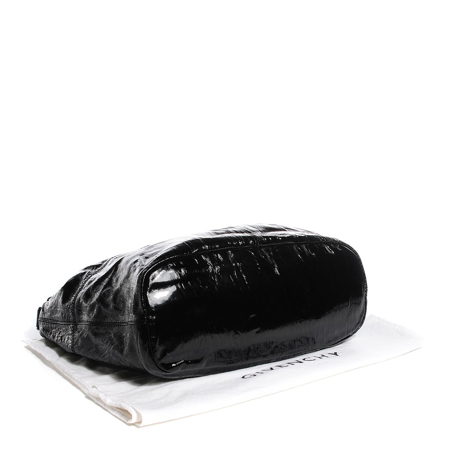 Givenchy Crinkled Patent Large Nightingale Black 4 of 7