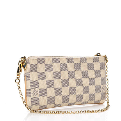 Louis Vuitton Damier Azur Pochette Milla MM 3 of 7