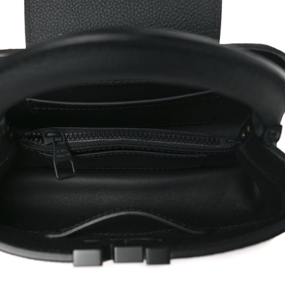 Louis Vuitton Matte Taurillon Capucines East West Mini All Black 6 of 11