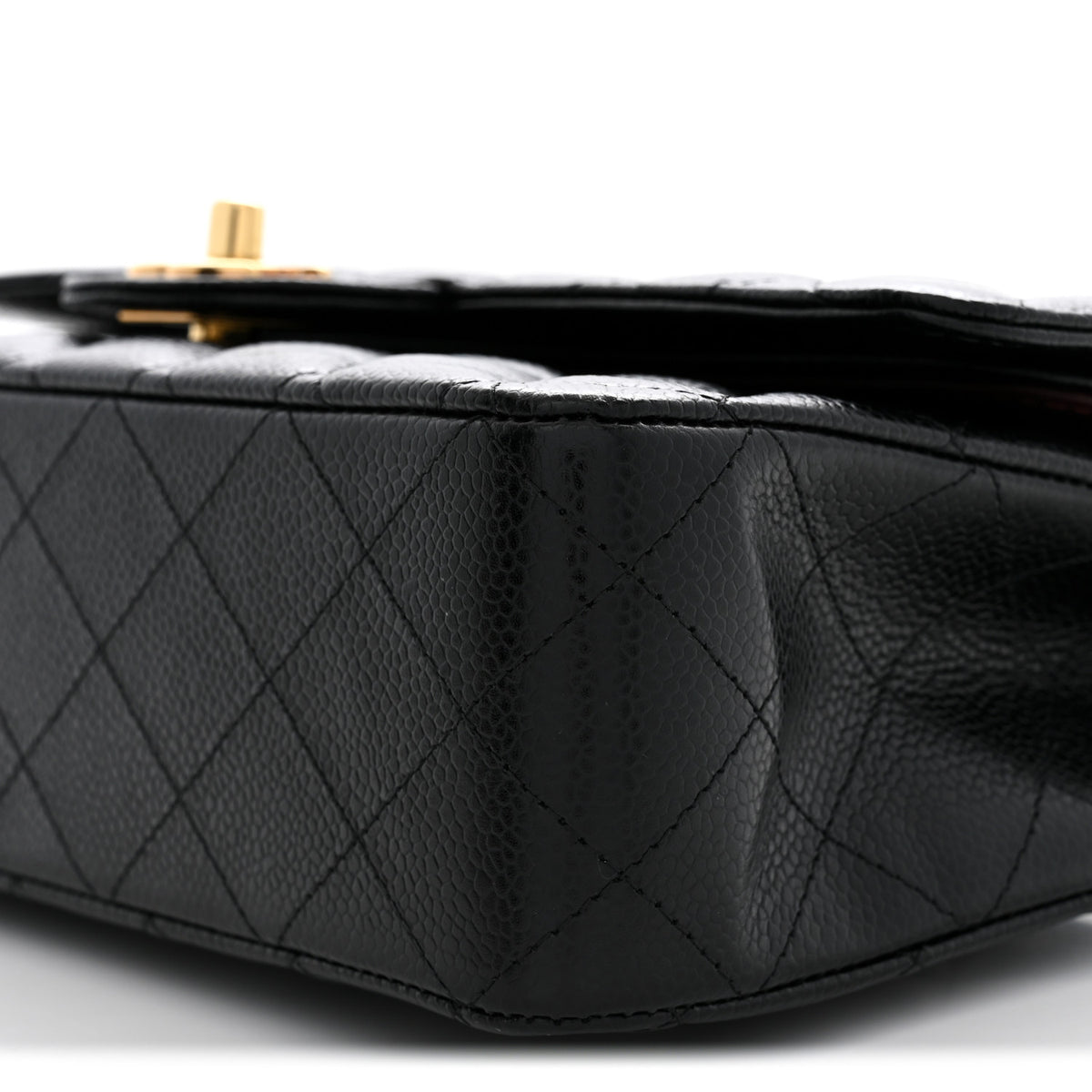 Chanel Caviar Quilted Medium Double Flap Black 10 of 11