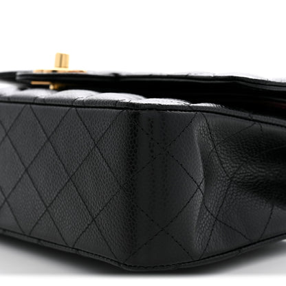 Chanel Caviar Quilted Medium Double Flap Black 10 of 11