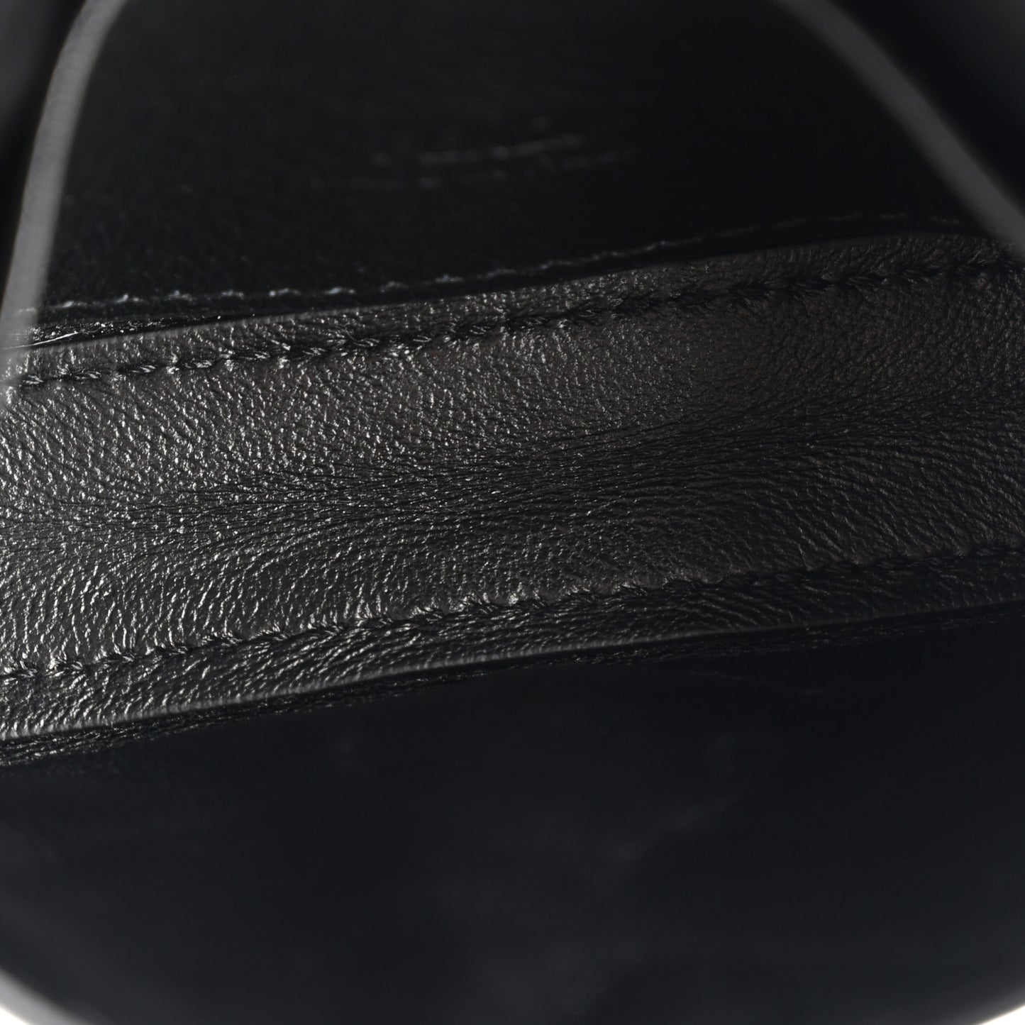 Nappa Matisse FF Embossed Nano Baguette Charm Black