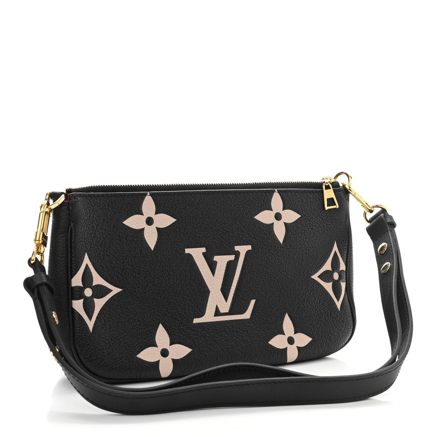 Empreinte Monogram Giant Multi Pochette Accessories Black Beige