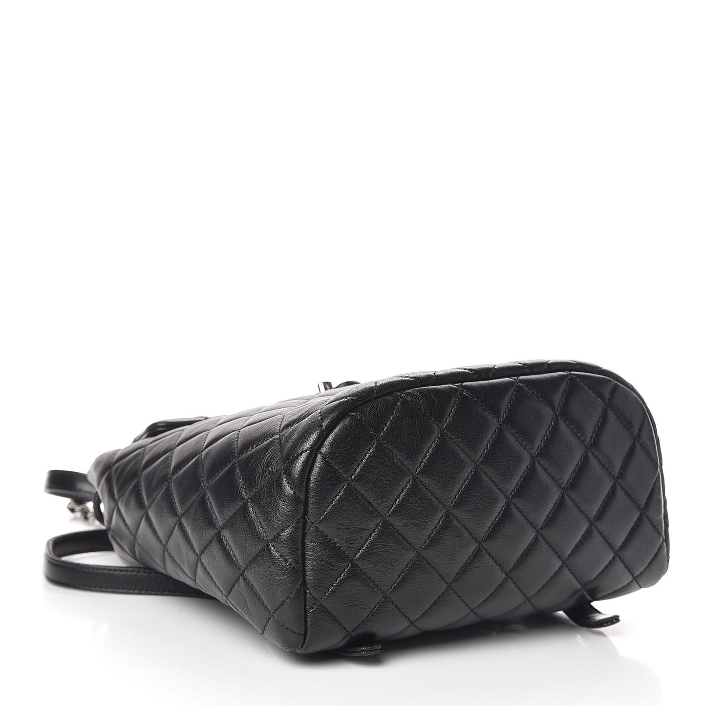 Lambskin Quilted Small Urban Spirit Backpack Black