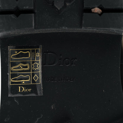 Christian Dior Technical Fabric Calfskin D-Major Boots 37 Taupe Black 6 of 8