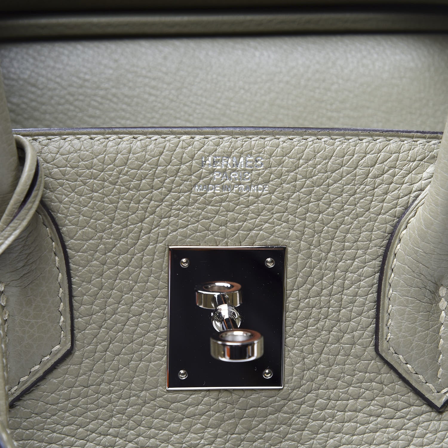 Hermes Taurillon Clemence Birkin 30 Sauge 6 of 11