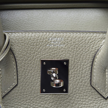 Hermes Taurillon Clemence Birkin 30 Sauge 6 of 11