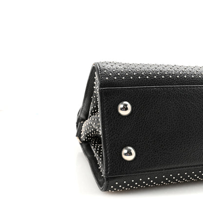 Jimmy Choo Studded Calfskin Rosalie Satchel Black 8 of 9