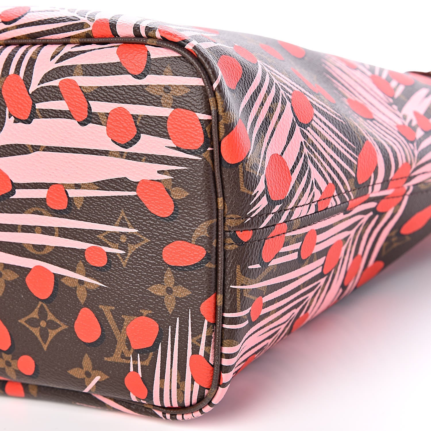 Louis Vuitton Monogram Jungle Dots Neo Neverfull MM Sugar Pink Poppy 8 of 12