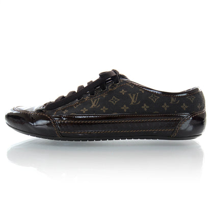 Louis Vuitton Mini Lin Monogram Sneakers Tennis Shoes 38.5 1 of 7