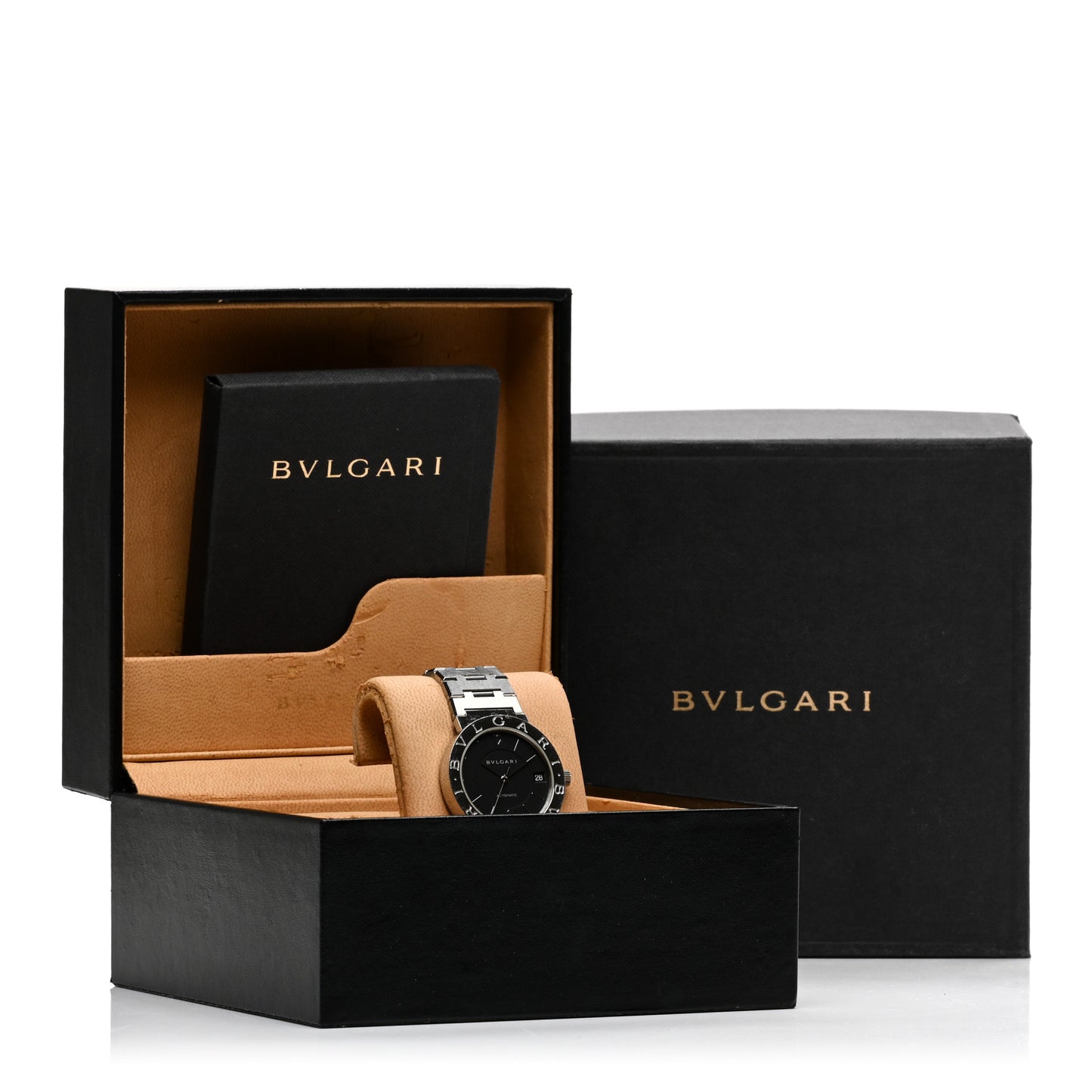 Stainless Steel 33mm Automatic Watch Black