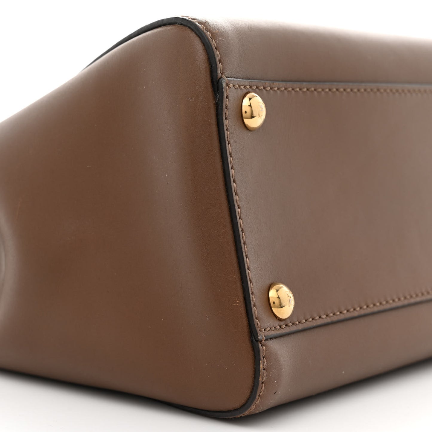 Vitello Morgan Fabric Jacquard Pequin Peekaboo Iconic Satchel Tobacco Black