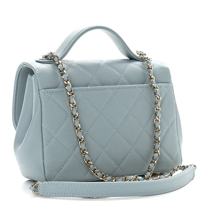Chanel Caviar Quilted Small Business Affinity Flap Light Blue 3 of 11