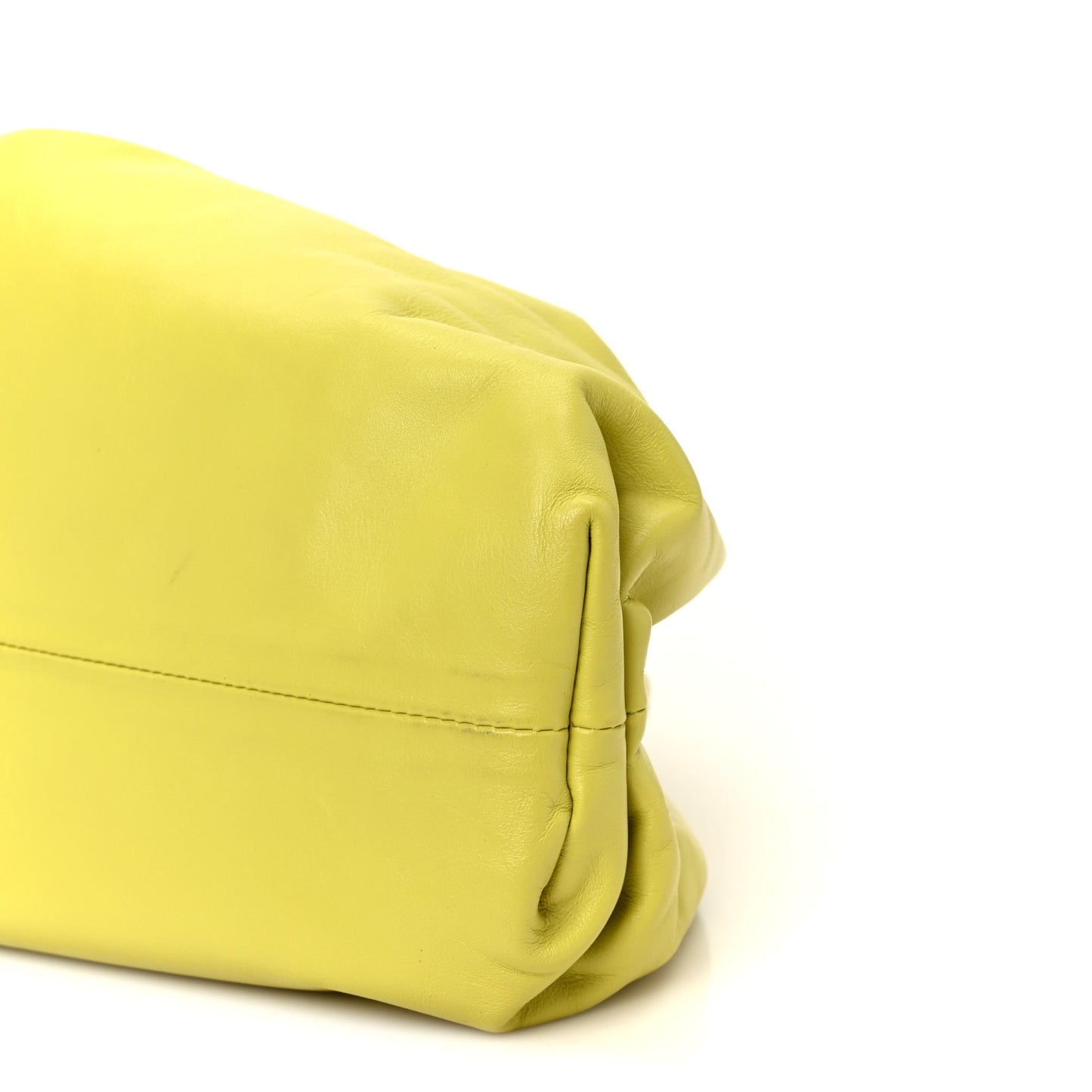 Smooth Butter Calf The Pouch Oversized Clutch Kiwi