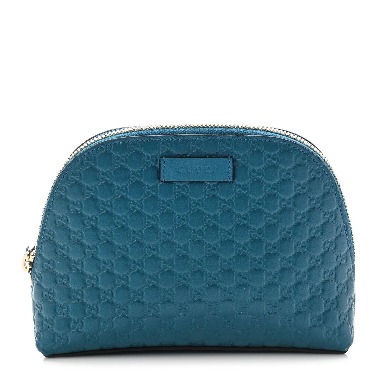 Gucci Microguccissima GG Cosmetic Case Deep Cobalt 1 of 11