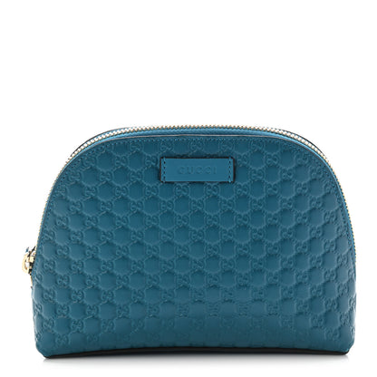 Gucci Microguccissima GG Cosmetic Case Deep Cobalt 1 of 11