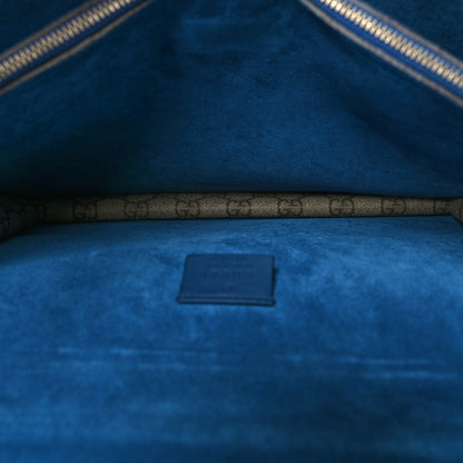 Gucci GG Supreme Monogram Embroidered Medium Dionysus Shoulder Bag Blue 6 of 13