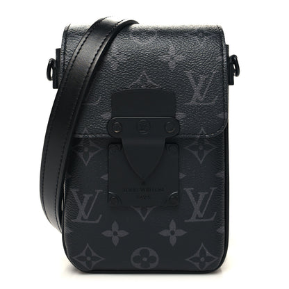 Louis Vuitton Taurillon Monogram S Lock Wearable Wallet Black 1 of 10