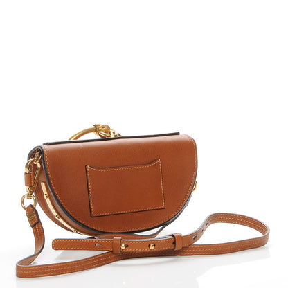 Chloe Calfskin Small Nile Bracelet Minaudiere Bag Caramel 4 of 10