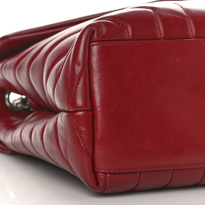 Saint Laurent Calfskin Y Quilted Monogram Medium Loulou Chain Satchel Palissandre 8 of 14