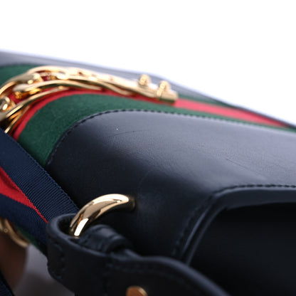 Gucci Calfskin Small Sylvie Shoulder Bag Black 14 of 15
