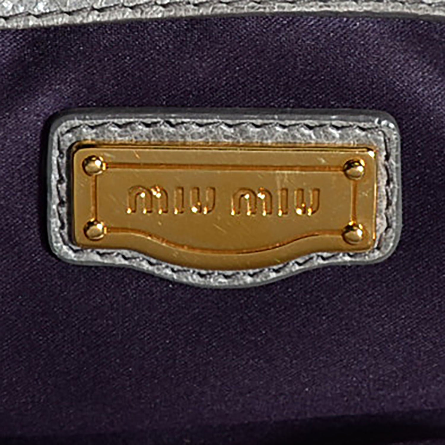 Miu Miu Vitello Lux Mini Charm Tote Grafite 6 of 8