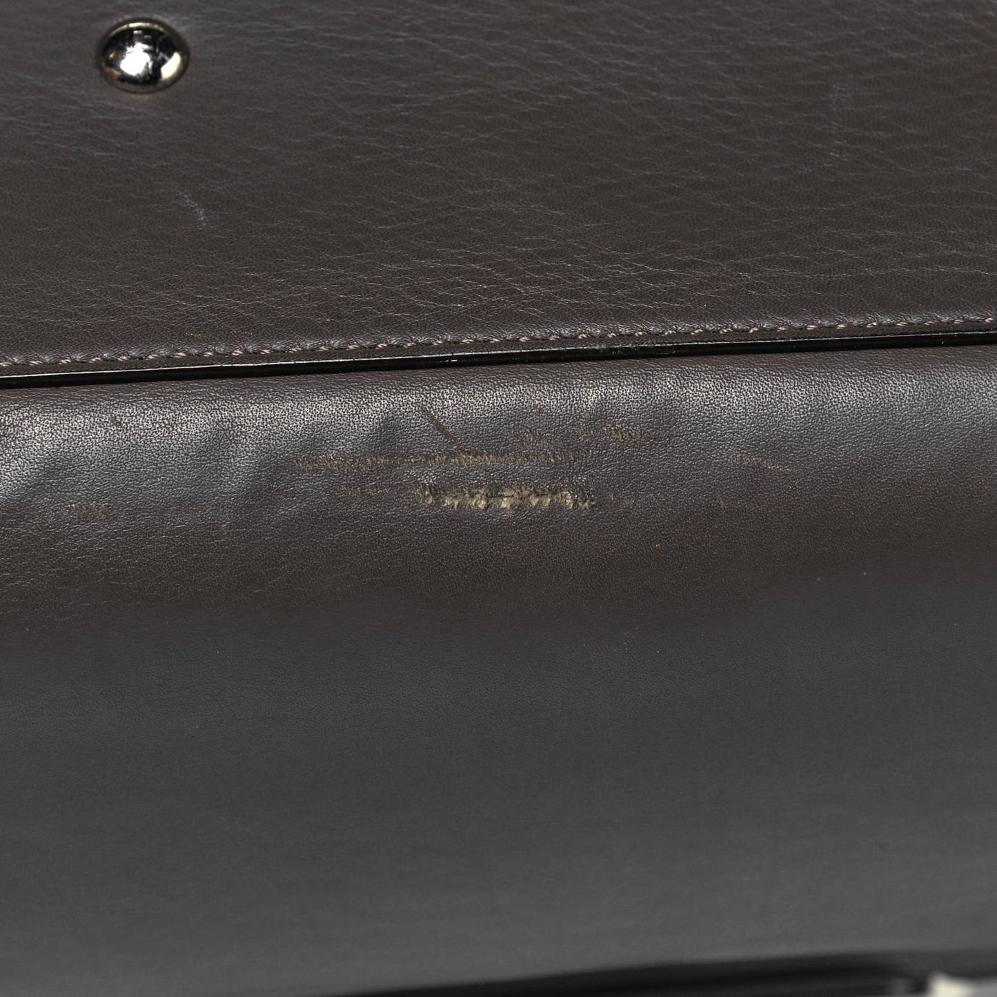 Vitello Pelo Flamingo Crocodile Embossed Petite 3Jours Tote Carbone