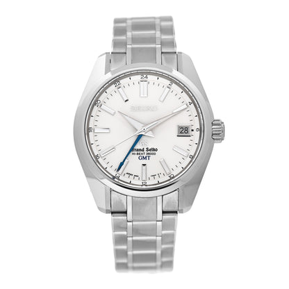 Grand Seiko Stainless Steel 40mm Mechanical High-Beat 36000 GMT Automatic Watch SBGJ011 1 of 5