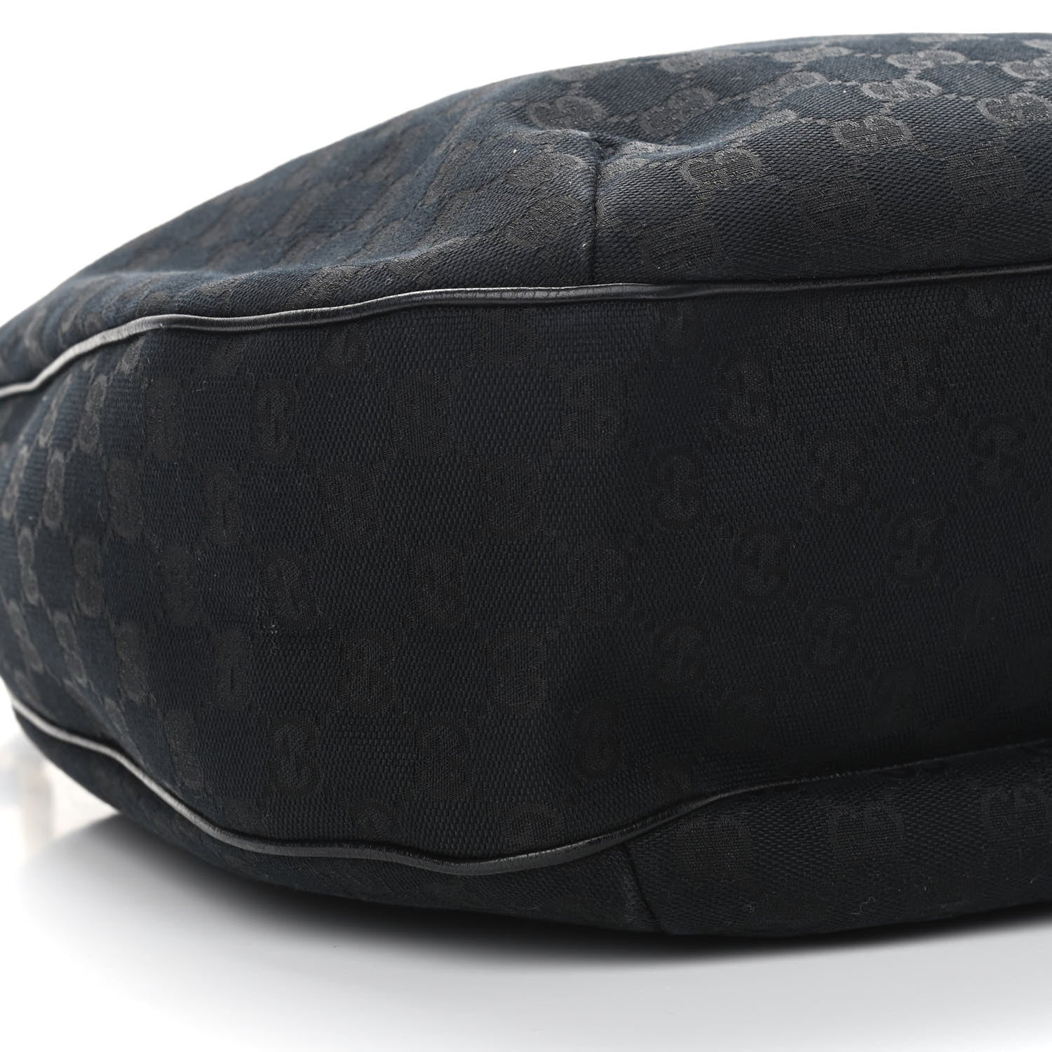 Gucci Monogram Large New Ladies Web Hobo Black 9 of 14