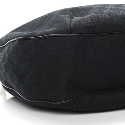 Gucci Monogram Large New Ladies Web Hobo Black 9 of 14
