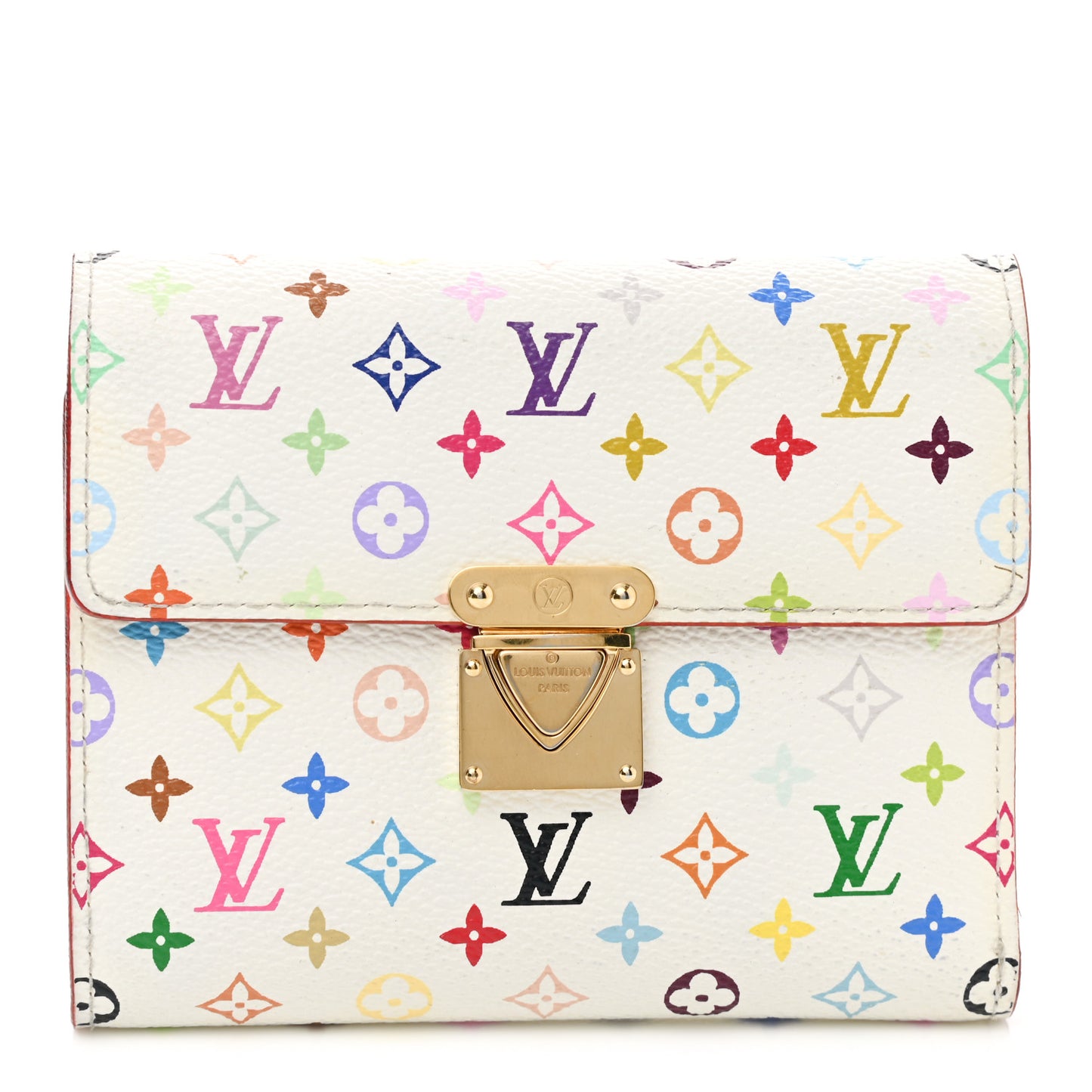 Monogram Multicolor Koala Wallet White