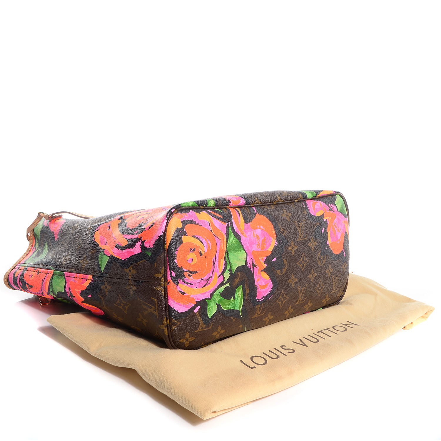 Louis Vuitton Monogram Roses Neverfull MM 4 of 7