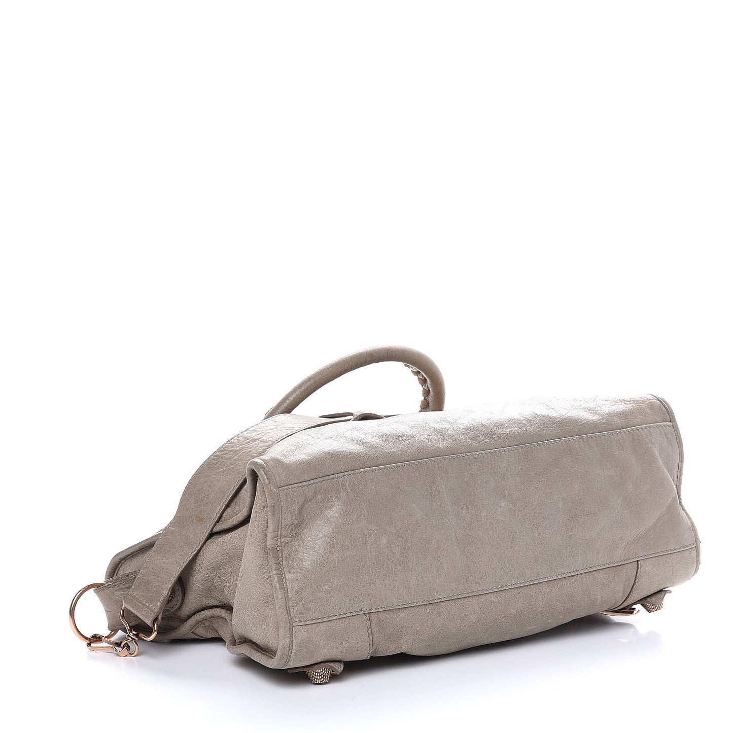 Agneau Giant 21 Rose Gold Hardware City Papyrus