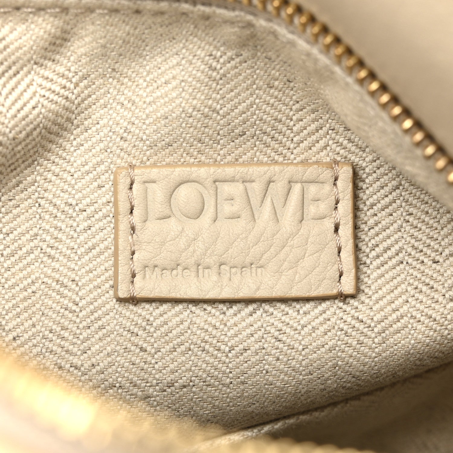 Loewe Calfskin Small Puzzle Edge Bag Angora Beige 6 of 12