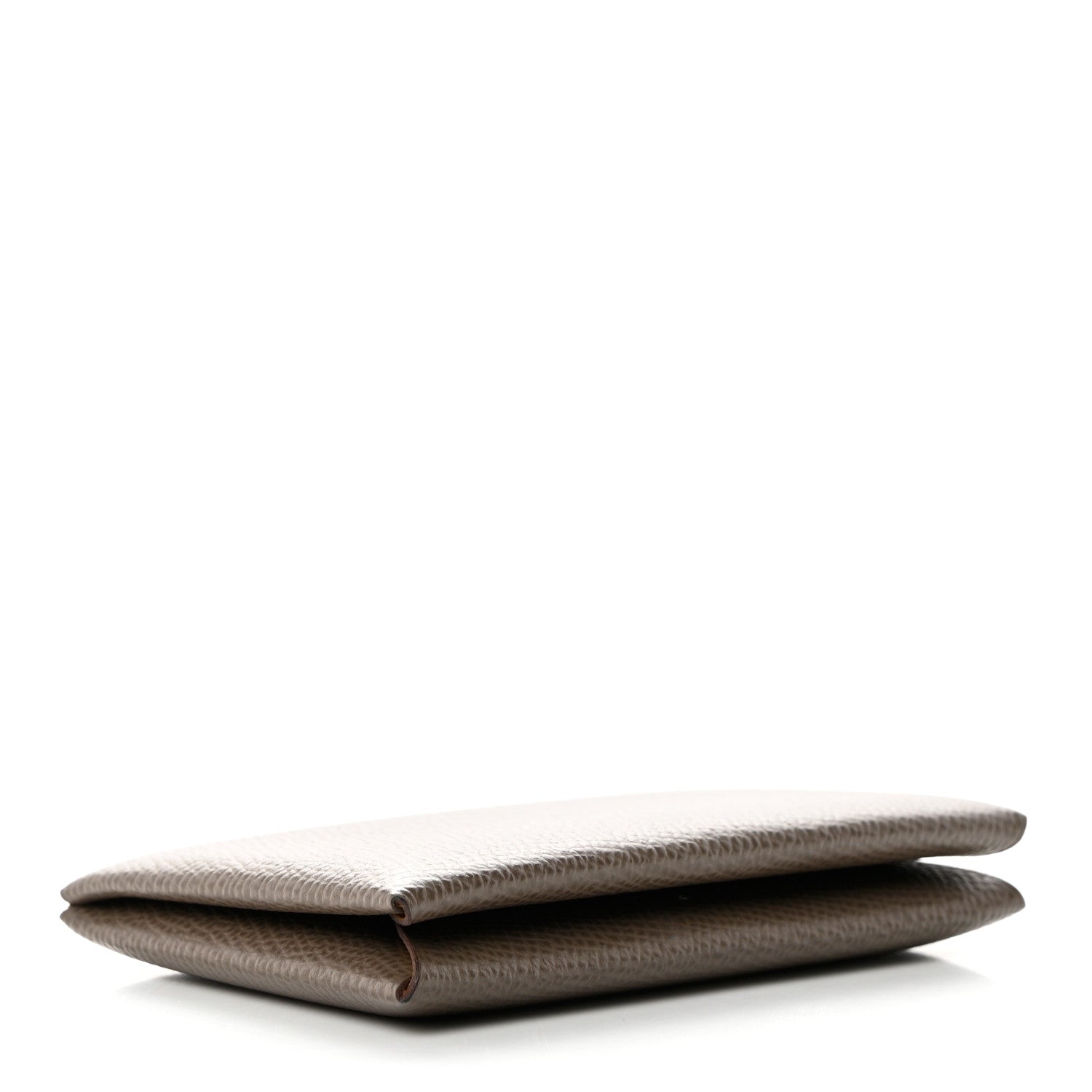 Hermes Epsom Horseshoe Calvi Card Case Etain Jaune Ambre 4 of 8