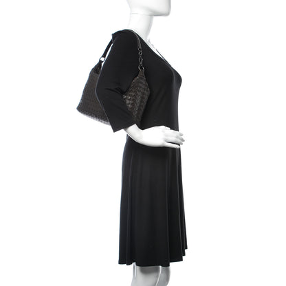 Bottega Veneta Nappa Intrecciato Small Shoulder Bag Ebano 2 of 10
