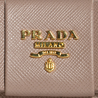 Prada Saffiano Fiocco Bow Metal 6 Key Holder Cammeo 4 of 8