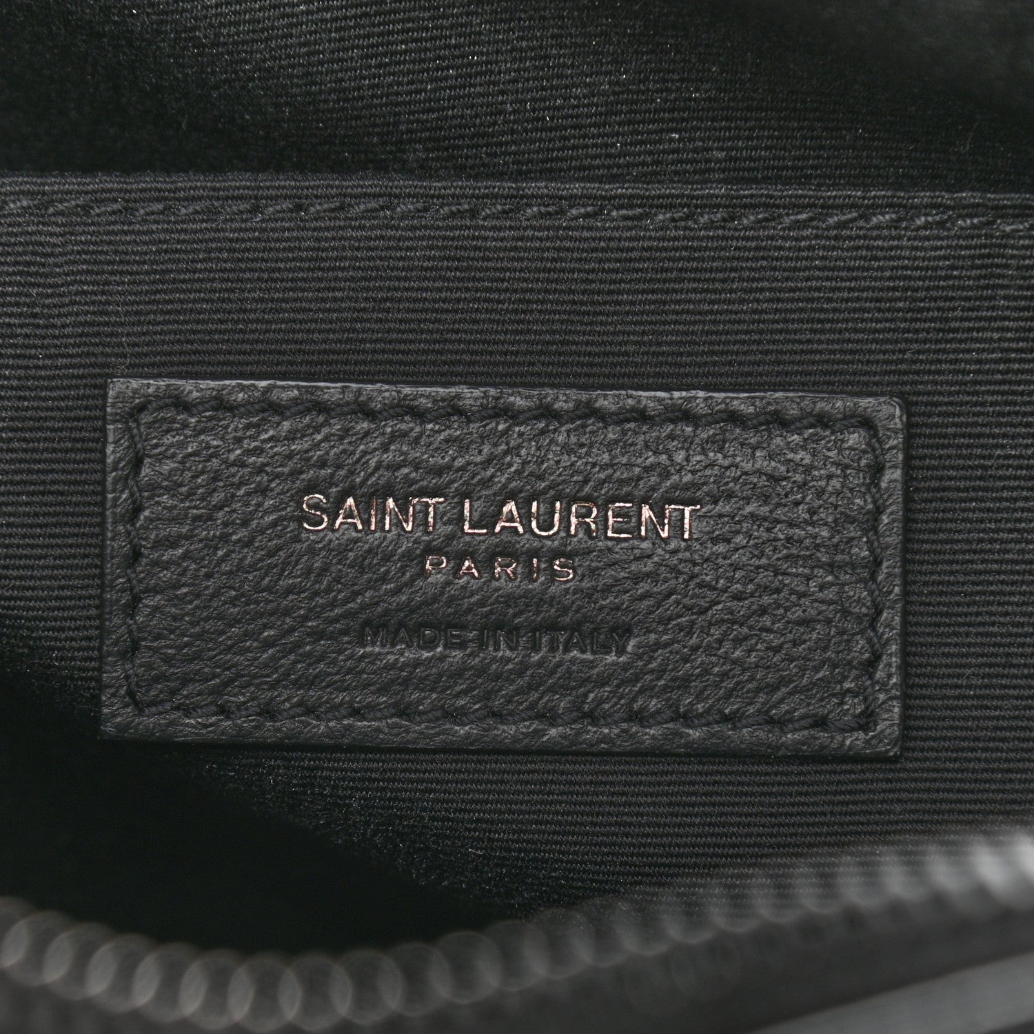 Saint Laurent Calfskin Matelasse Monogram Lou Camera Bag Black 6 of 10
