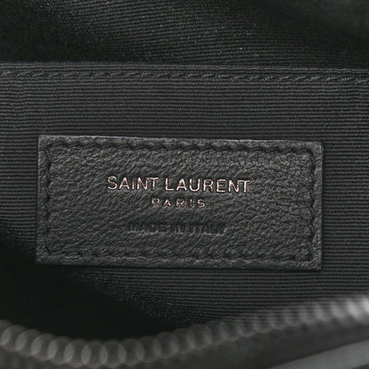 Saint Laurent Calfskin Matelasse Monogram Lou Camera Bag Black 6 of 10