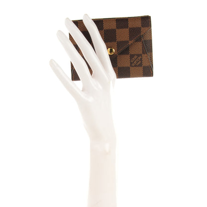 Louis Vuitton Damier Ebene Compact Origami Wallet 2 of 7