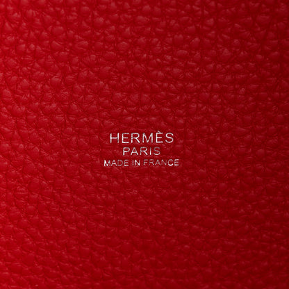 Hermes Taurillon Clemence Tri-Color Picotin Lock 18 PM Rose Extreme 6 of 11