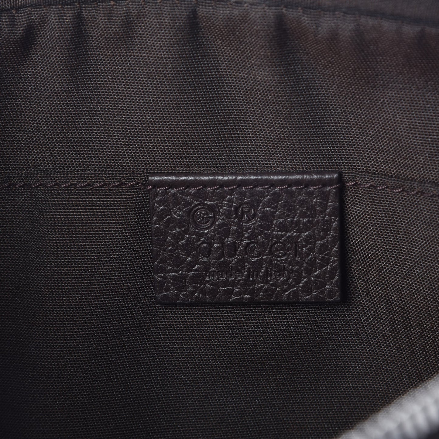 Monogram Belt Bag Dark Brown