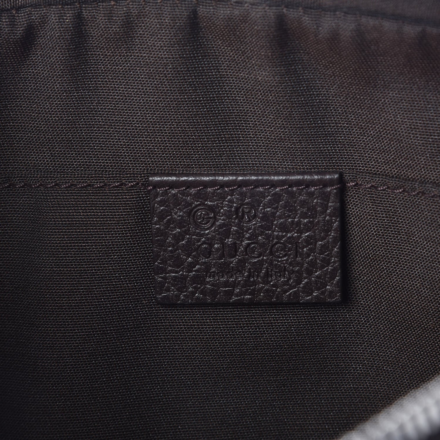 Gucci Monogram Belt Bag Dark Brown 7 of 8