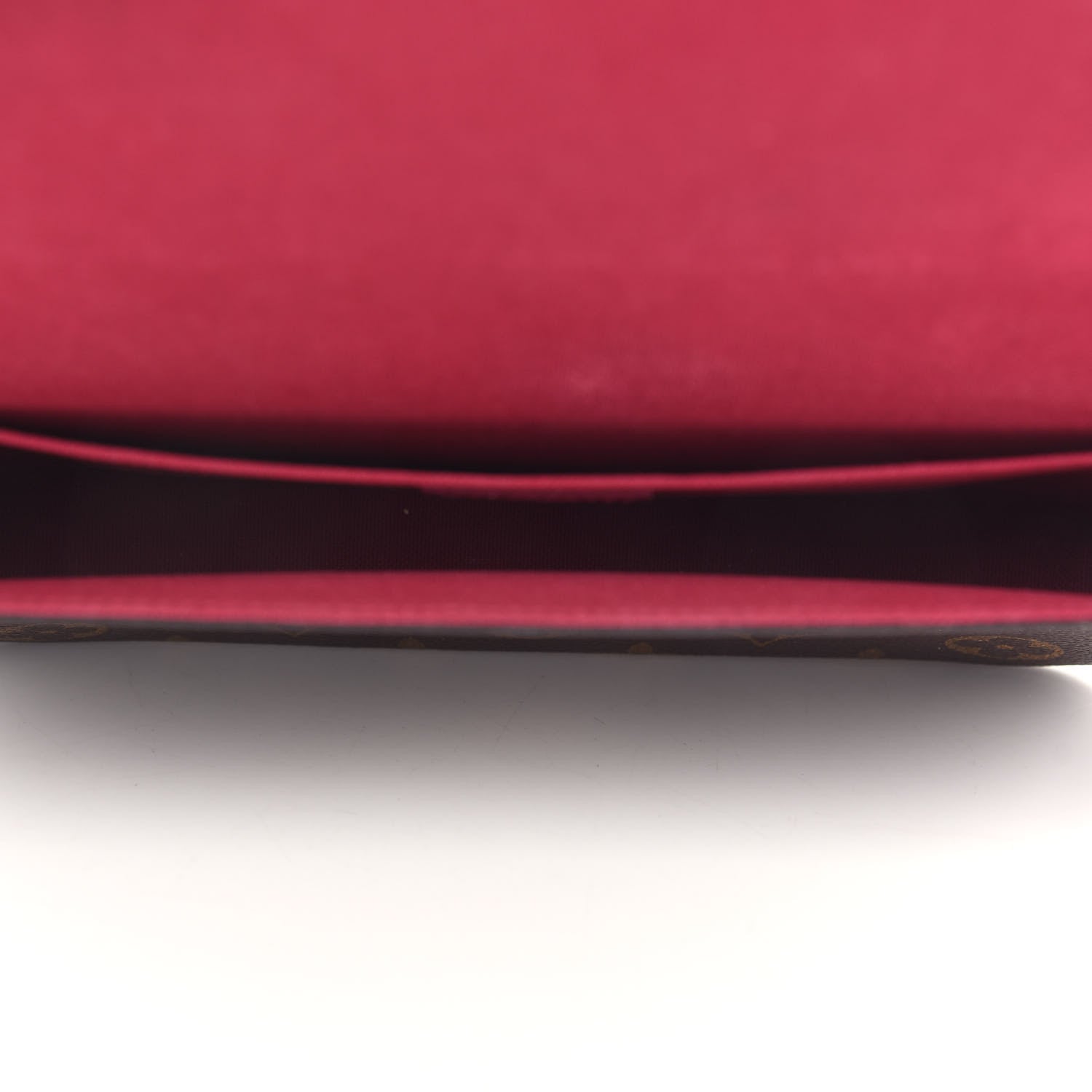 Louis Vuitton Monogram Pochette Felicie Chain Wallet Fuchsia 6 of 9