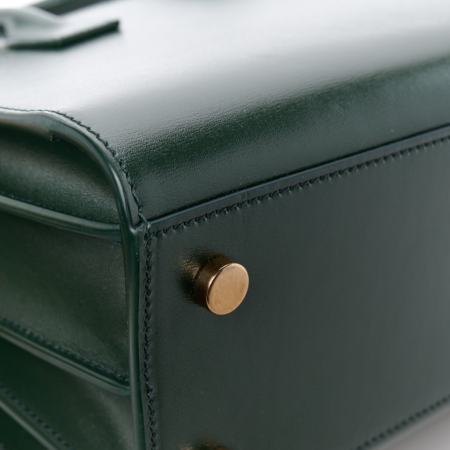 Calfskin Baby Sac De Jour Dark Vert