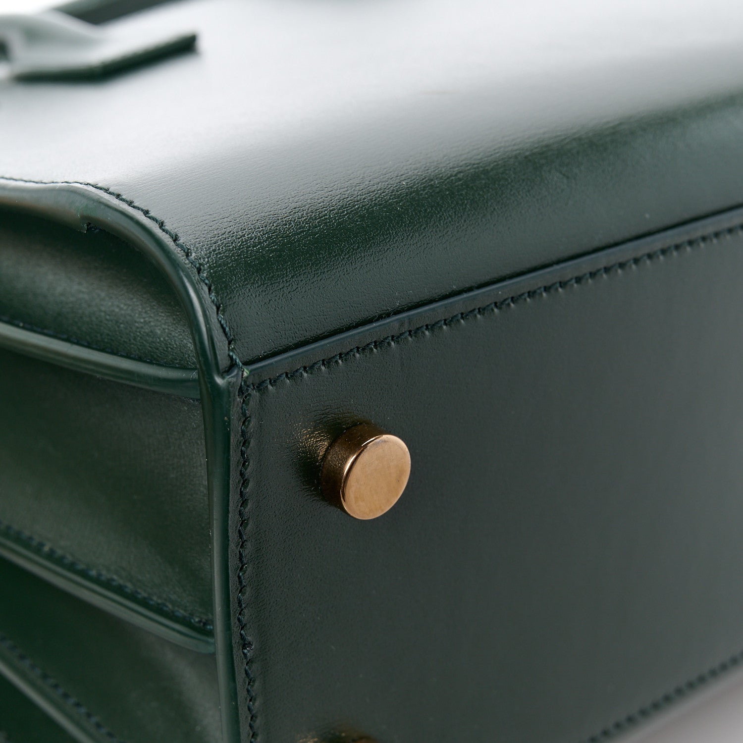 Saint Laurent Calfskin Baby Sac De Jour Dark Vert 19 of 19